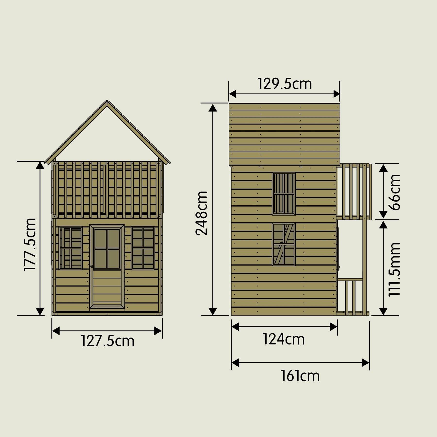 Tp Toys - Cabane enfant avec étage - bois FSC® - LOFT - Imagen 8
