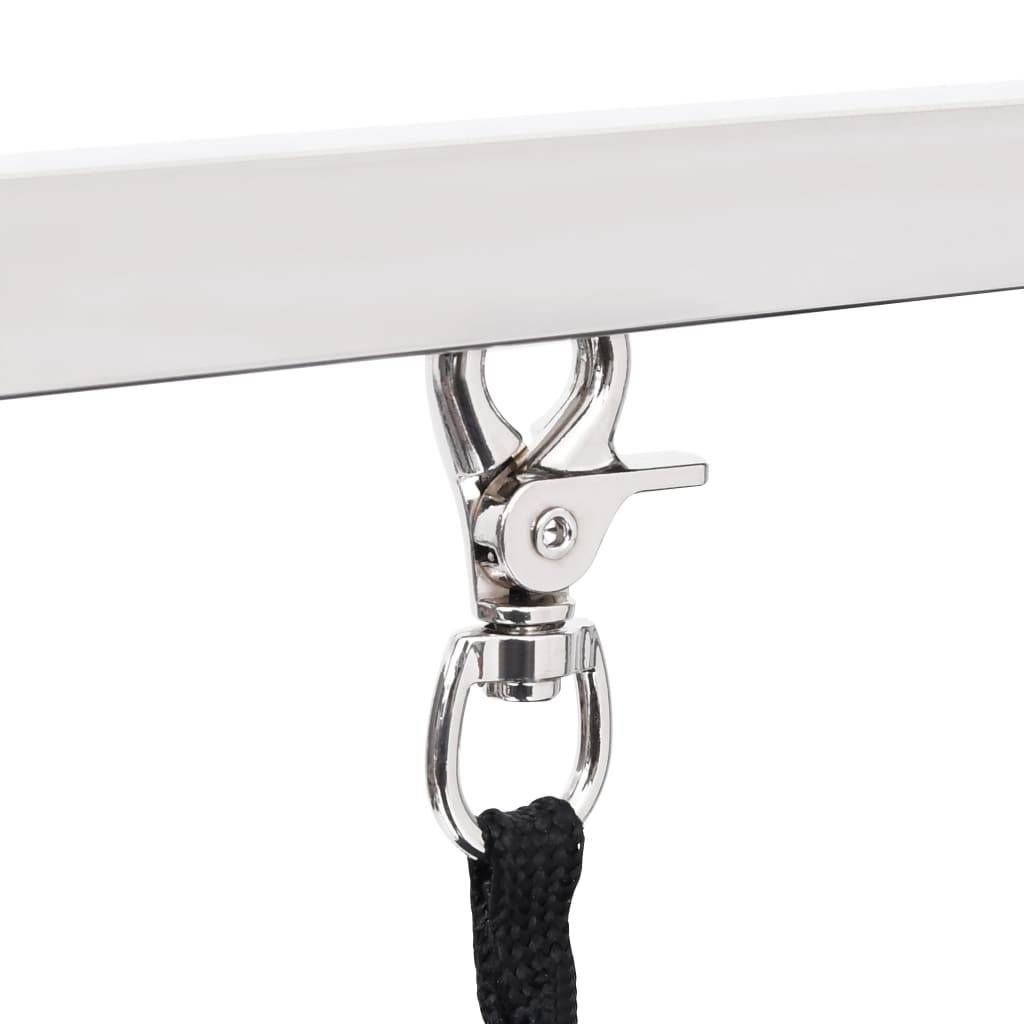 Vidaxl - Table de toilettage réglable de chiens avec 2 boucles et panier vidaXL 171070 - Imagen 4