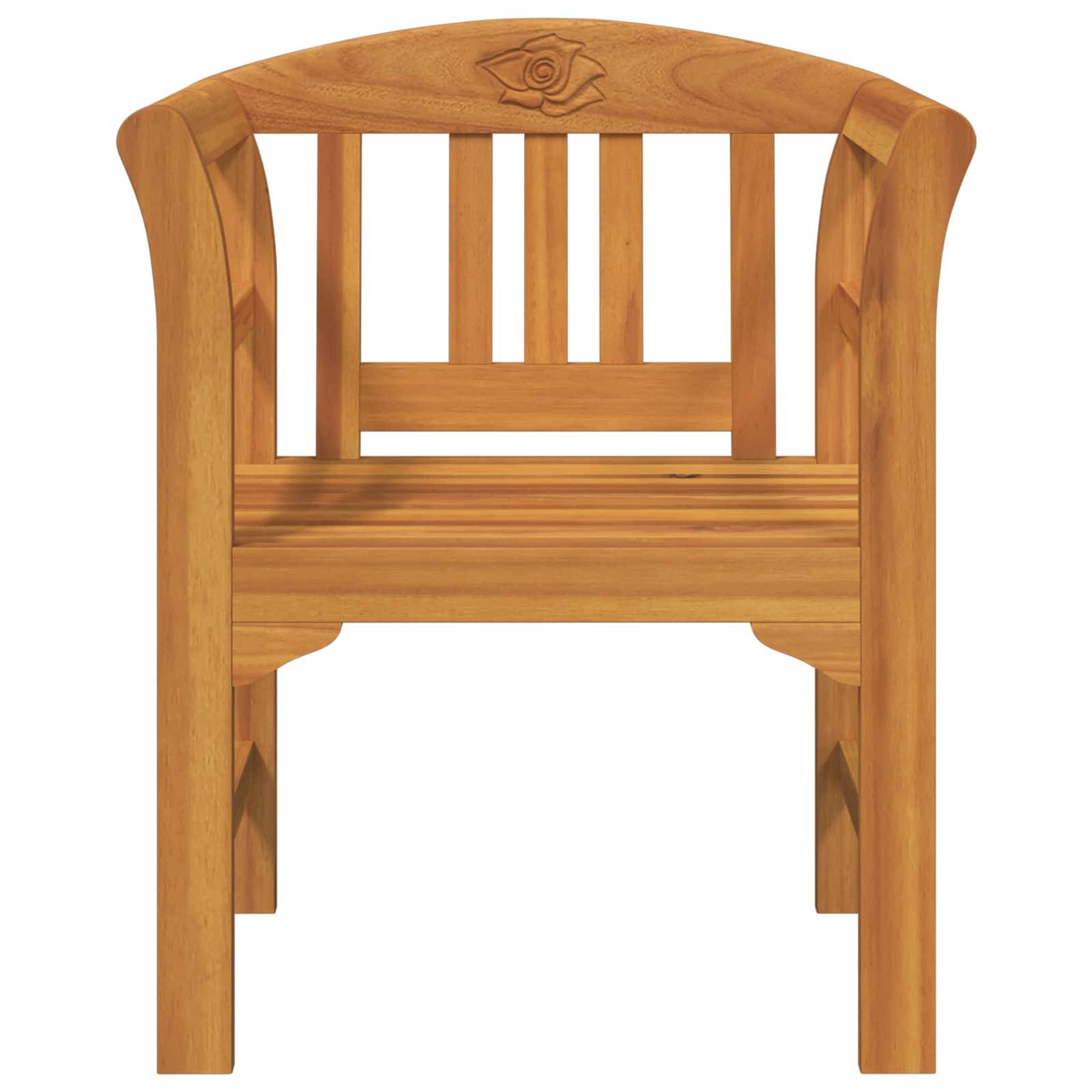 Banc de jardin | Banc Finition à l'huile naturelle 68,5 x 46 x 82,5 cm Maison Chic - Image 4