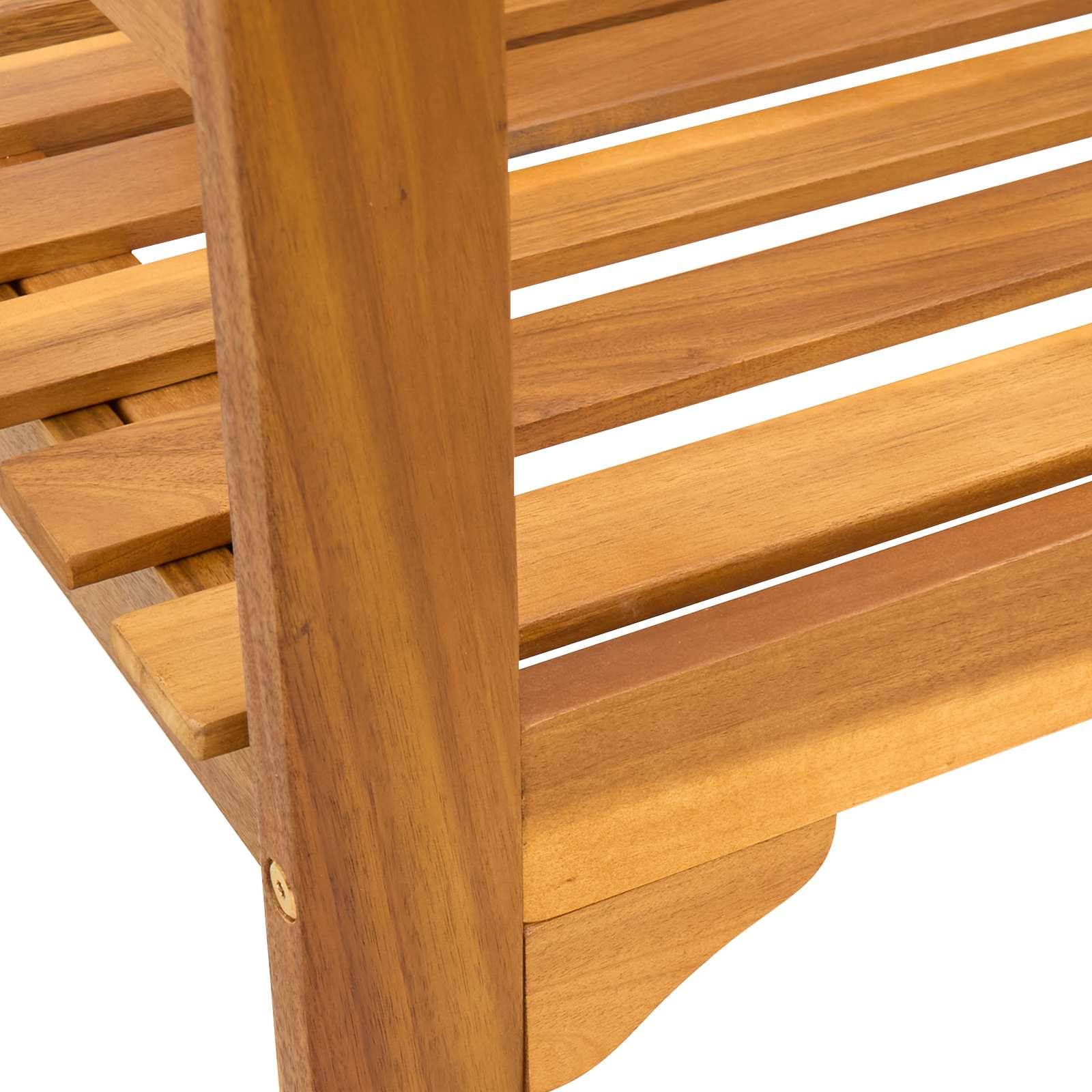 Banc de jardin | Banc Finition à l'huile naturelle 68,5 x 46 x 82,5 cm Maison Chic - Image 8