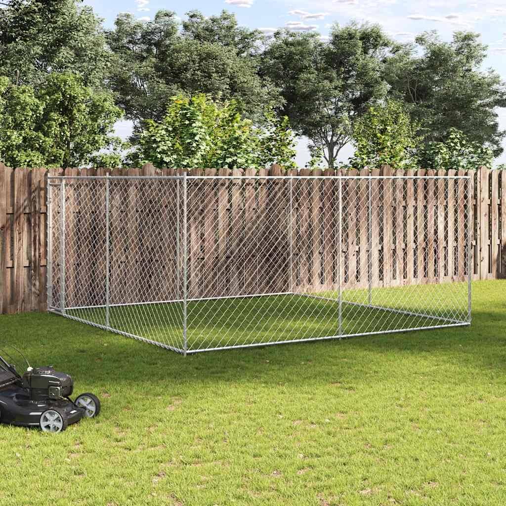 Vidaxl - Chenil extérieur pour chiens 383x383x185 cm vidaXL 145028 - Imagen 1