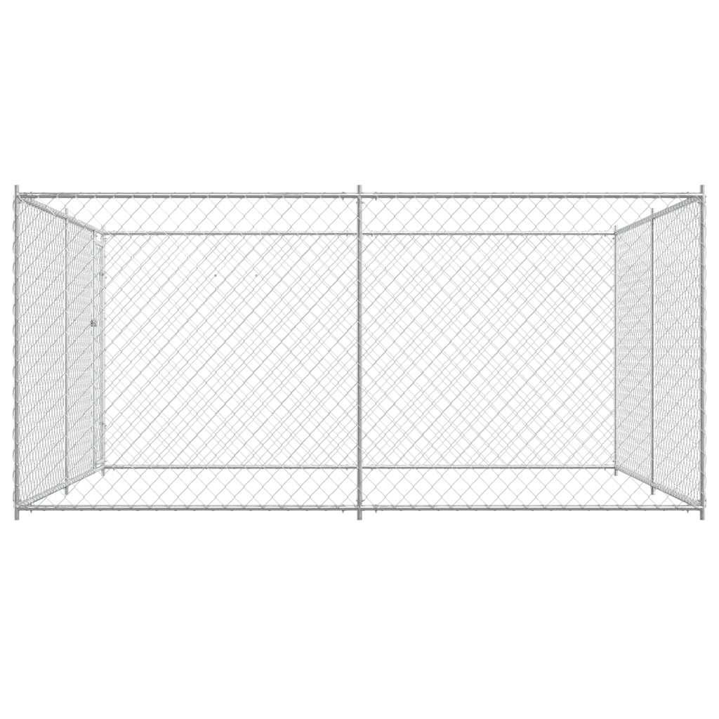 Vidaxl - Chenil extérieur pour chiens 383x383x185 cm vidaXL 145028 - Imagen 7