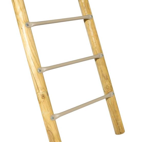 Station de jeux bois poutre métal 2,30 m Techwood ARROBA - 4 enfants - Image 7
