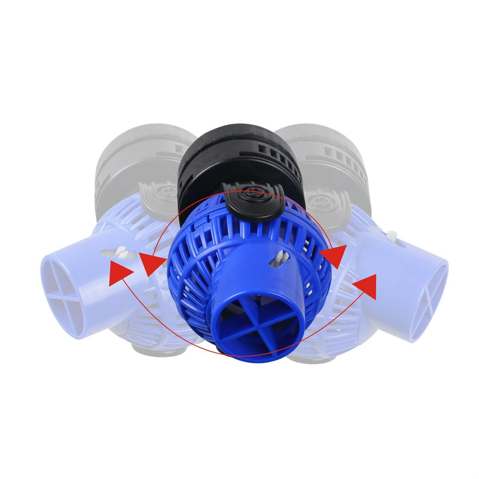 Helloshop26 - Pompe de débit wavemaker double support magnétique 6000l/h 8 watts - Imagen 4