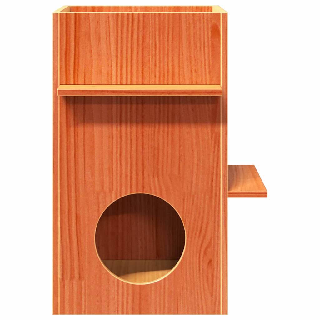Chatiere bois marron  43 x 43 x 60 cm  - Prolenta premium p353.0 - Image 4