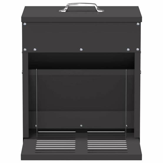 ComfortXL - Mangeoire Automatique Métal Poule Anti-Oiseau 10kg Noir - ComfortXL Outdoor Living - Image 4