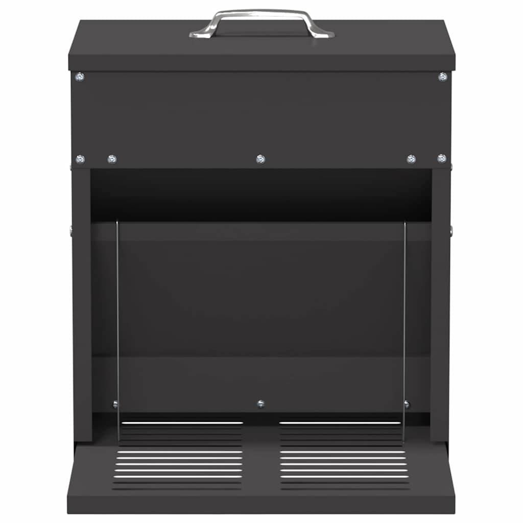 ComfortXL - Mangeoire Automatique Métal Poule Anti-Oiseau 10kg Noir - ComfortXL Outdoor Living - Image 4