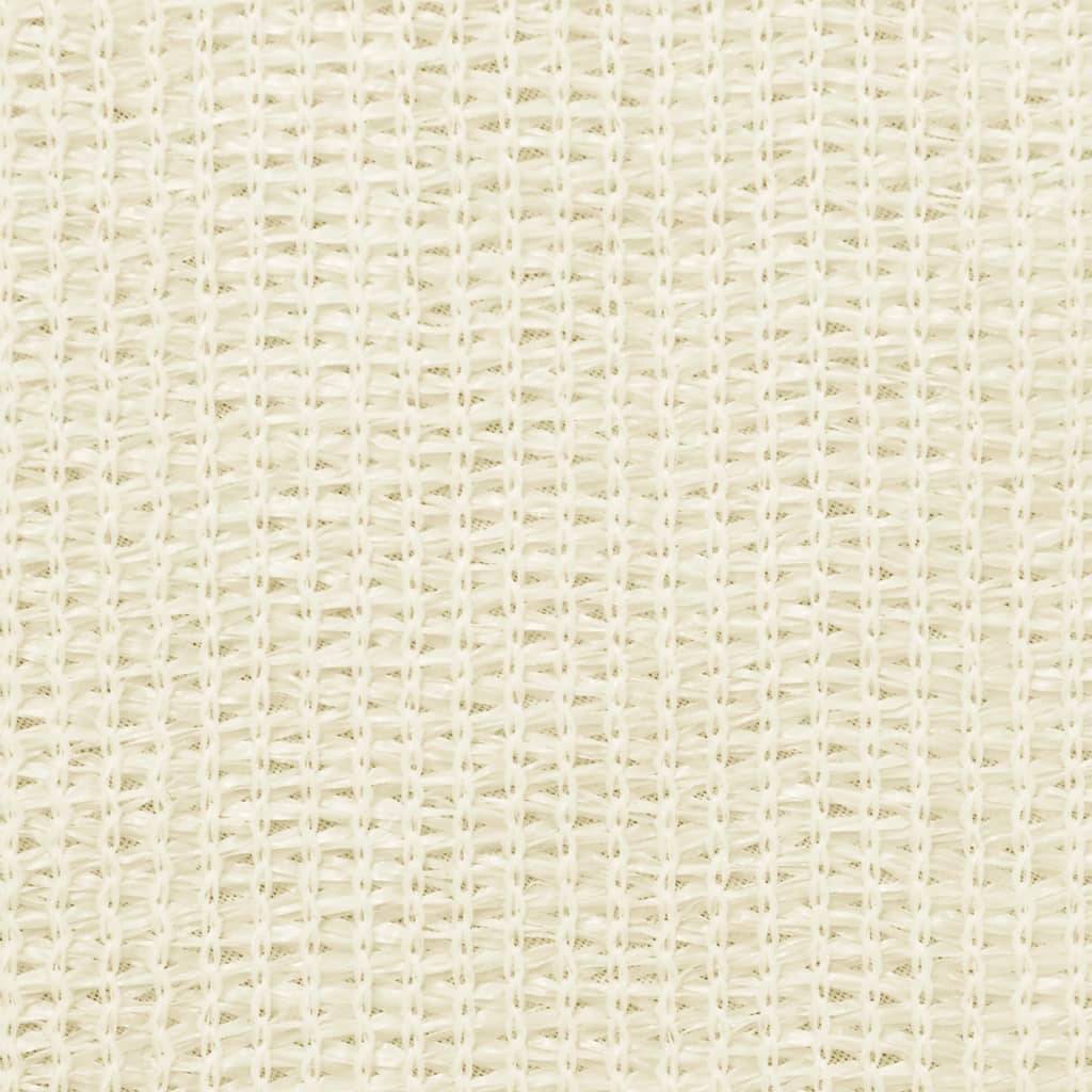 Helloshop26 - Écran de balcon brise pare vue protection confidentialité 120 x 300 cm PEHD crème - Imagen 3