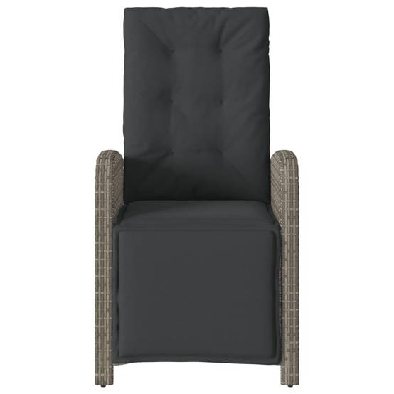 Chaise bois composite 1 places rotin gris 57 x 61 x 93 cm - Prolenta premium p383.6 - Image 4