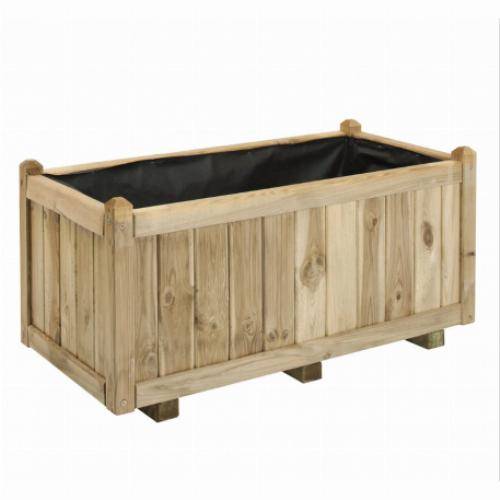 Jardipolys - Bac carré VENDÔME 50 - 52L - 46 x 46 x 44 Jardipolys - Imagen 2