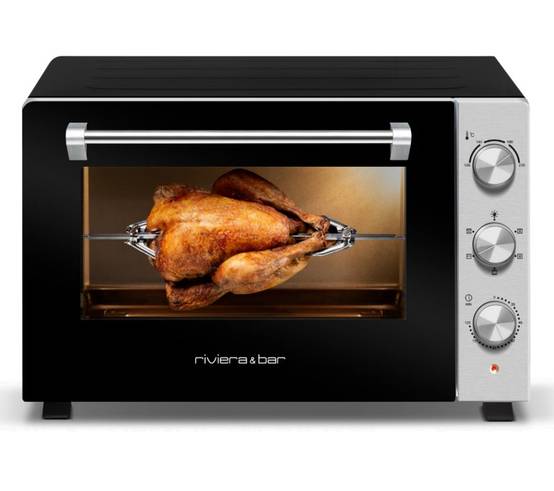 Four chaleur tournante 46l 1800w noir/inox QFR460 Riviera & Bar