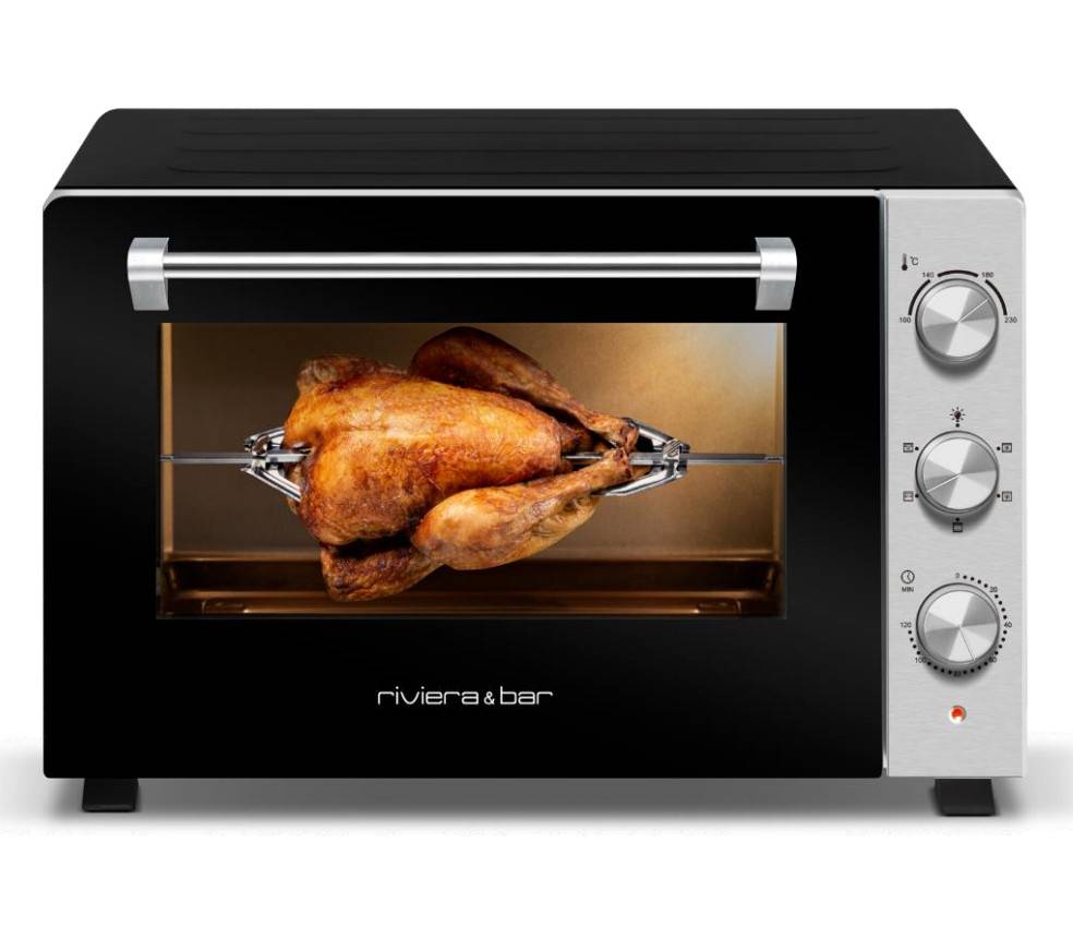 Four chaleur tournante 46l 1800w noir/inox QFR460 Riviera & Bar
