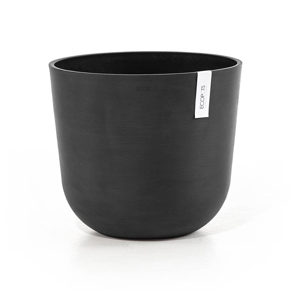 Ecopots - Pot Rond Oslo 35 Gris Foncé - Ø 35 x H. 30,5 cm - 21,7 L ECOPOTS - Imagen 1