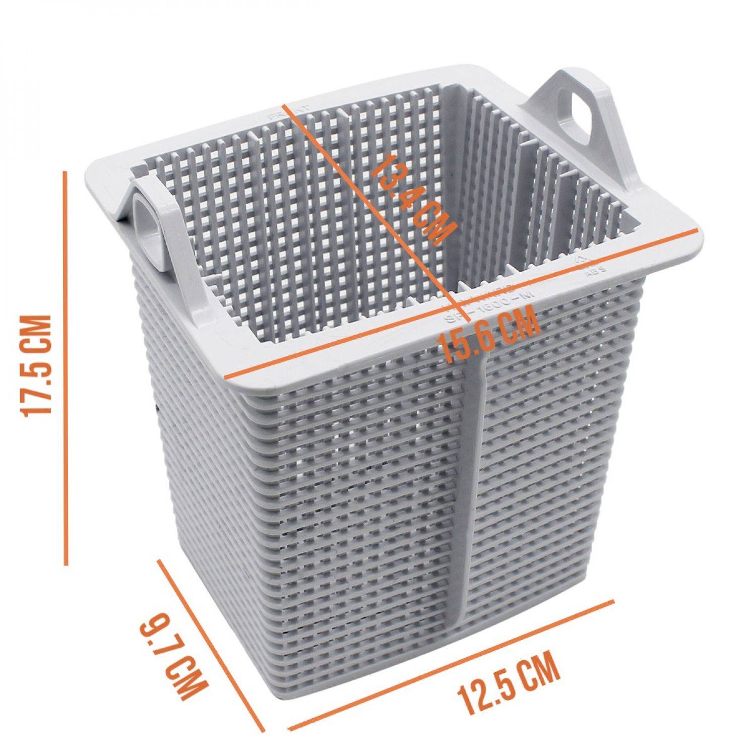 Panier préfiltre rectangle pour pompe de piscine - 15.6 x 13.4 cm - Blanc  - SPX1600M - Hayward - Image 2