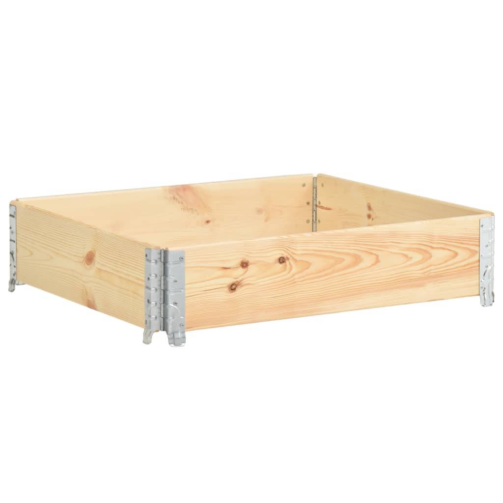 Helloshop26 - Jardinière surélevée 100 x 100 cm bois de pin solide - Imagen 1