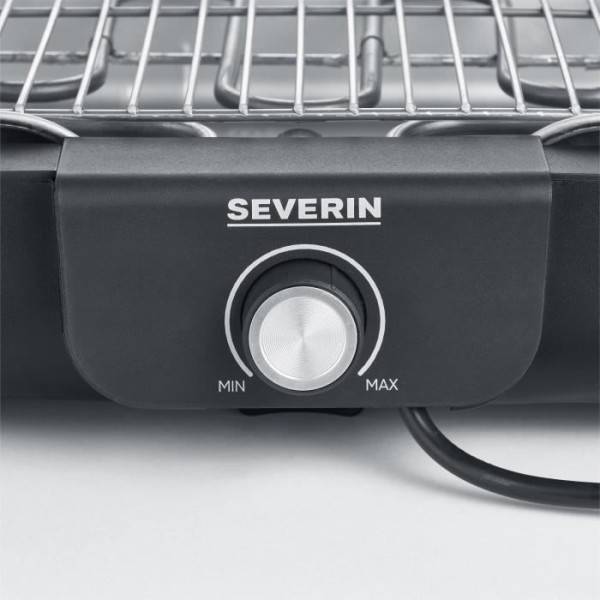 Severin - Barbecue Electrique - Grillade électrique SEVERIN - PG8554 - Surface de cuisson 37x29 cm - Thermostat réglable - 2300W - Image 3