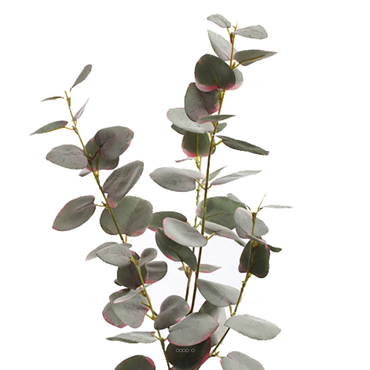 Artificielles - Eucalyptus artificiel en pot, H 47 cm, D 23 cm Vert-rose - couleur: Vert-rose - Imagen 3