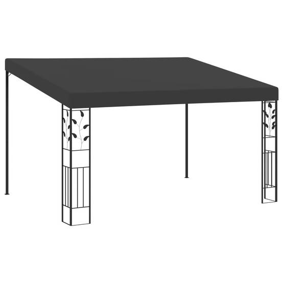 Pergola Jardin - Tonnelle de jardin - Belvédère à montage mural 4x3x2,5 m Anthracite MI56 - Image 2