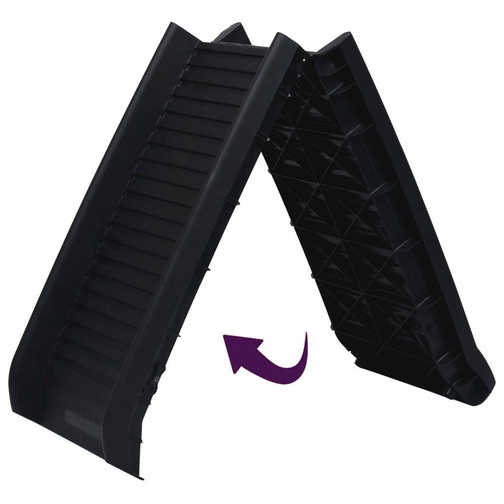 Vidaxl - Rampe de voiture pliable pour chiens Noir 155,5x40x15,5 cm vidaXL 170987 - Imagen 6