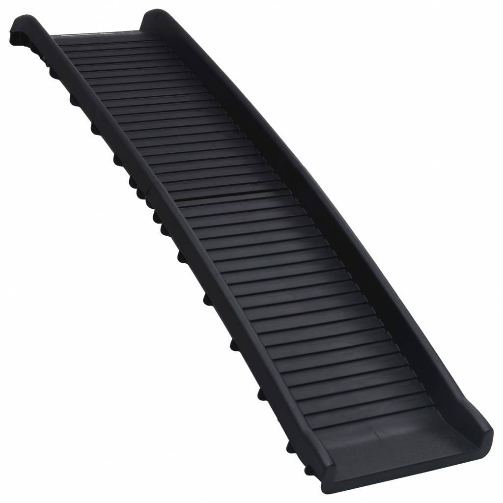Vidaxl - Rampe de voiture pliable pour chiens Noir 155,5x40x15,5 cm vidaXL 170987 - Imagen 2