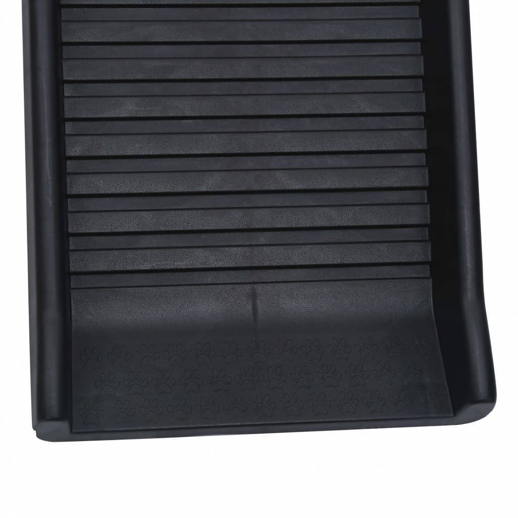 Vidaxl - Rampe de voiture pliable pour chiens Noir 155,5x40x15,5 cm vidaXL 170987 - Imagen 4