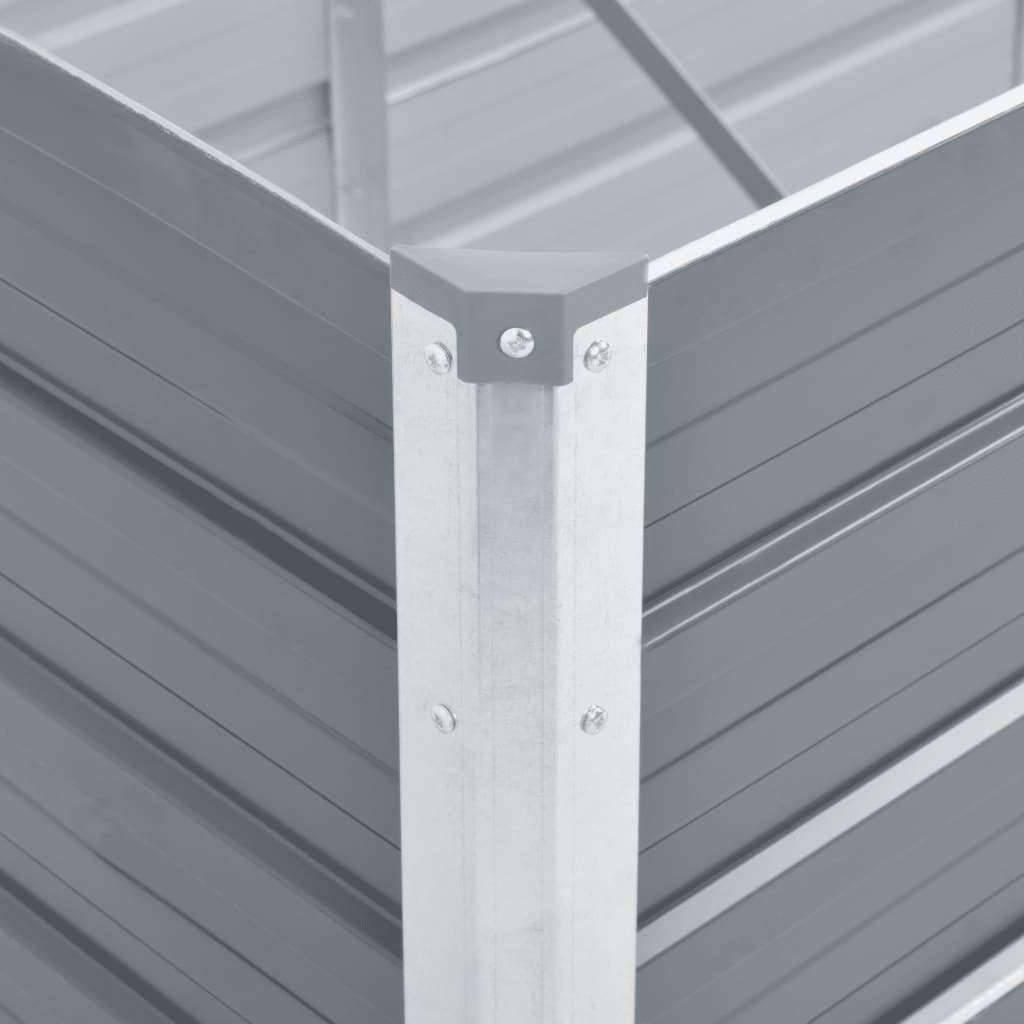 Prolenta Premium - Jardinière acier gris 160 x 40 x 77 cm - Prolenta premium p341.3 - Image 6