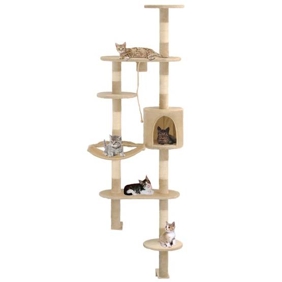 Arbre à chat Pilnar Beige 60 X 30 cm - P95073B - Image 1