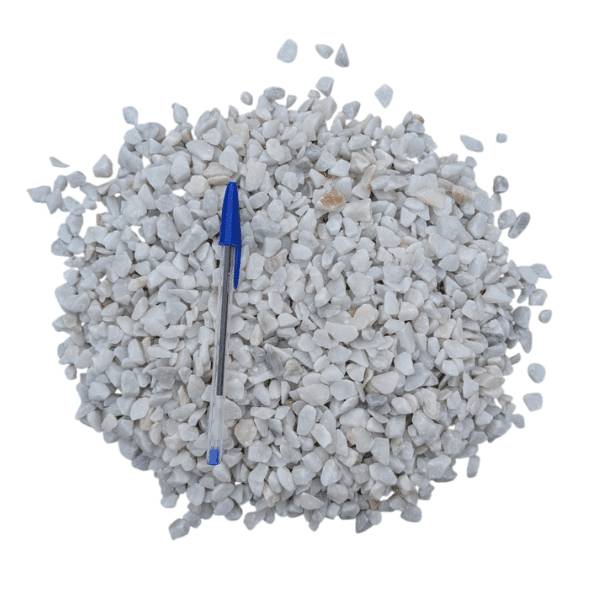 Gravier marbre blanc cristal 8/12 mm – Big Bag +/- 1,5T – 20 m² - Image 3