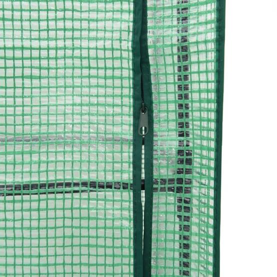 Serre Verticale Compacte pour Plants de Tomates avec Housse Zippée et Cadre Fer Robuste Noir 40x140 cm – ComfortXL Outdoor Living - Image 8