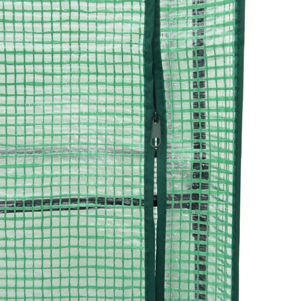 Serre Verticale Compacte pour Plants de Tomates avec Housse Zippée et Cadre Fer Robuste Noir 40x140 cm – ComfortXL Outdoor Living - Image 8