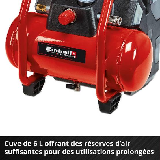 Einhell - Compresseur sans fil TE-AC 36/6/8 Li OF Set-Solo (sans batterie ni chargeur) Einhell - Image 3