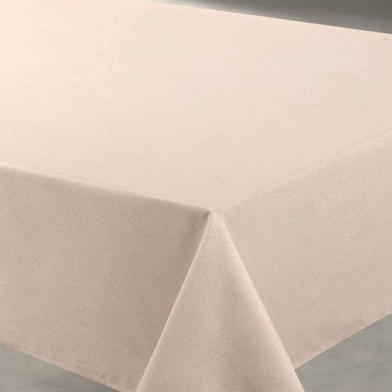 Home Maison - Nappe déperlante anti-taches - Effet lin - HOME MAISON - Polyester - Lin - Image 1