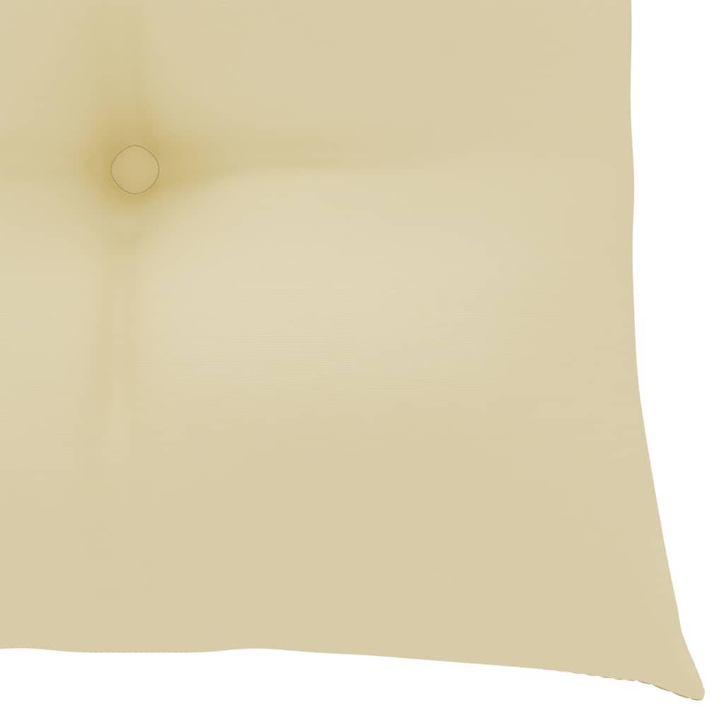 Vidaxl - Chaises pliantes avec coussins blanc crème, 4 pièces, en bois de teck massif vidaXL 3062585 - Imagen 5