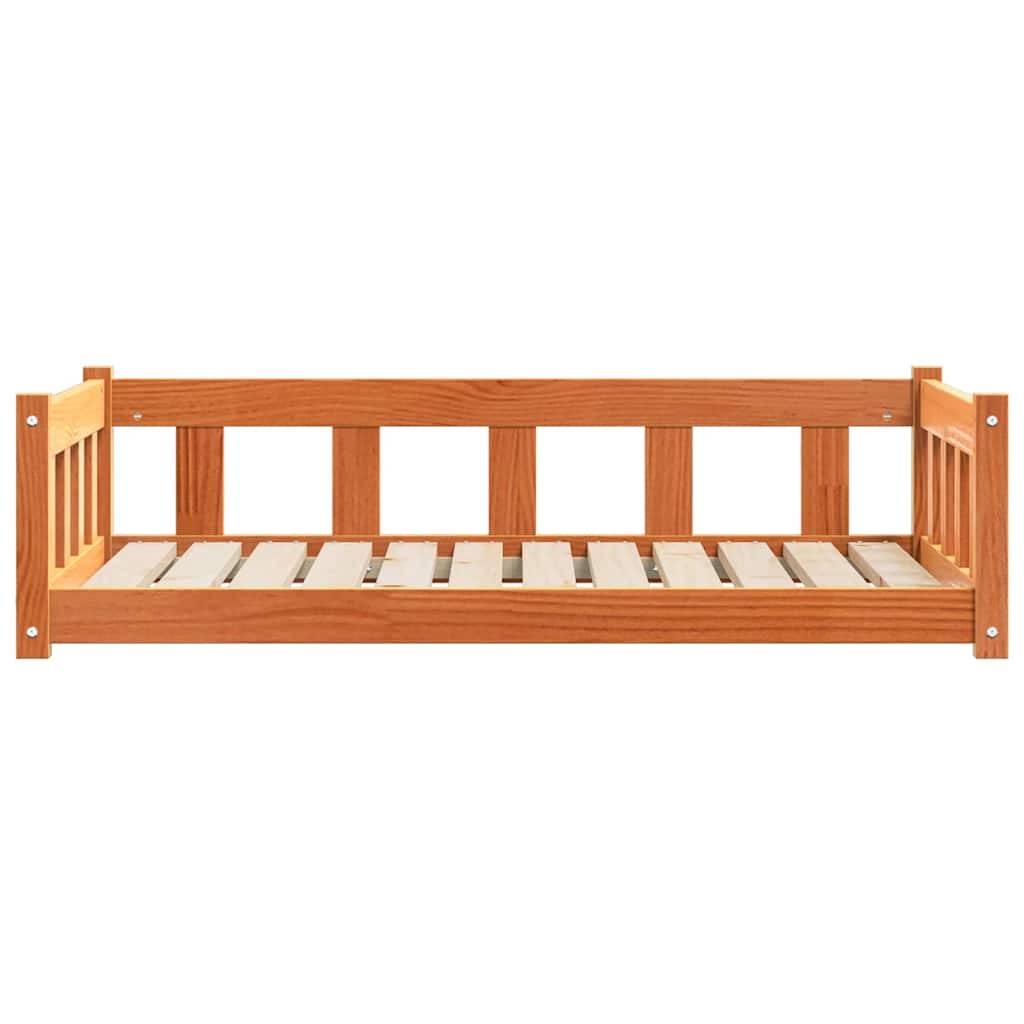 ComfortXL - Grand Lit Chien Bois Massif Spacieux Repos XXL Brun Cire 100x70cm - ComfortXL Outdoor Living - Image 4