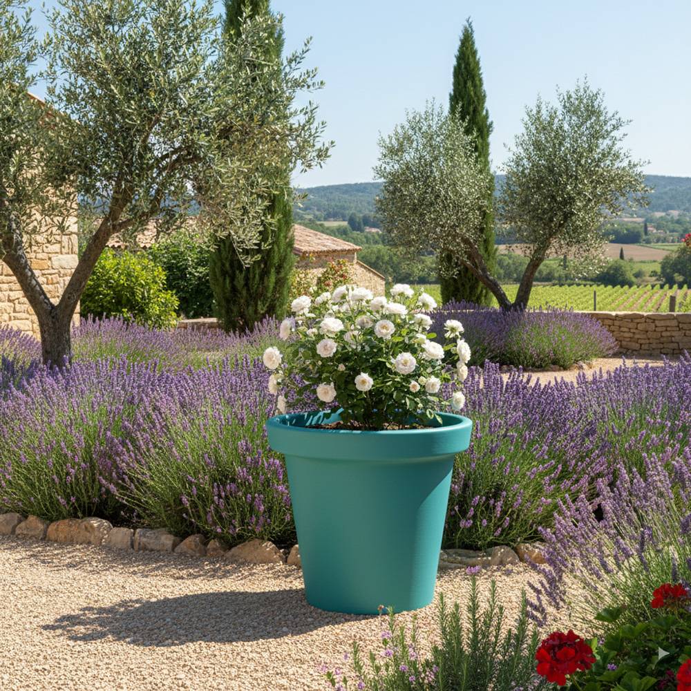 Pot de fleurs 75l delight - plast'up rotomoulage - Image 2