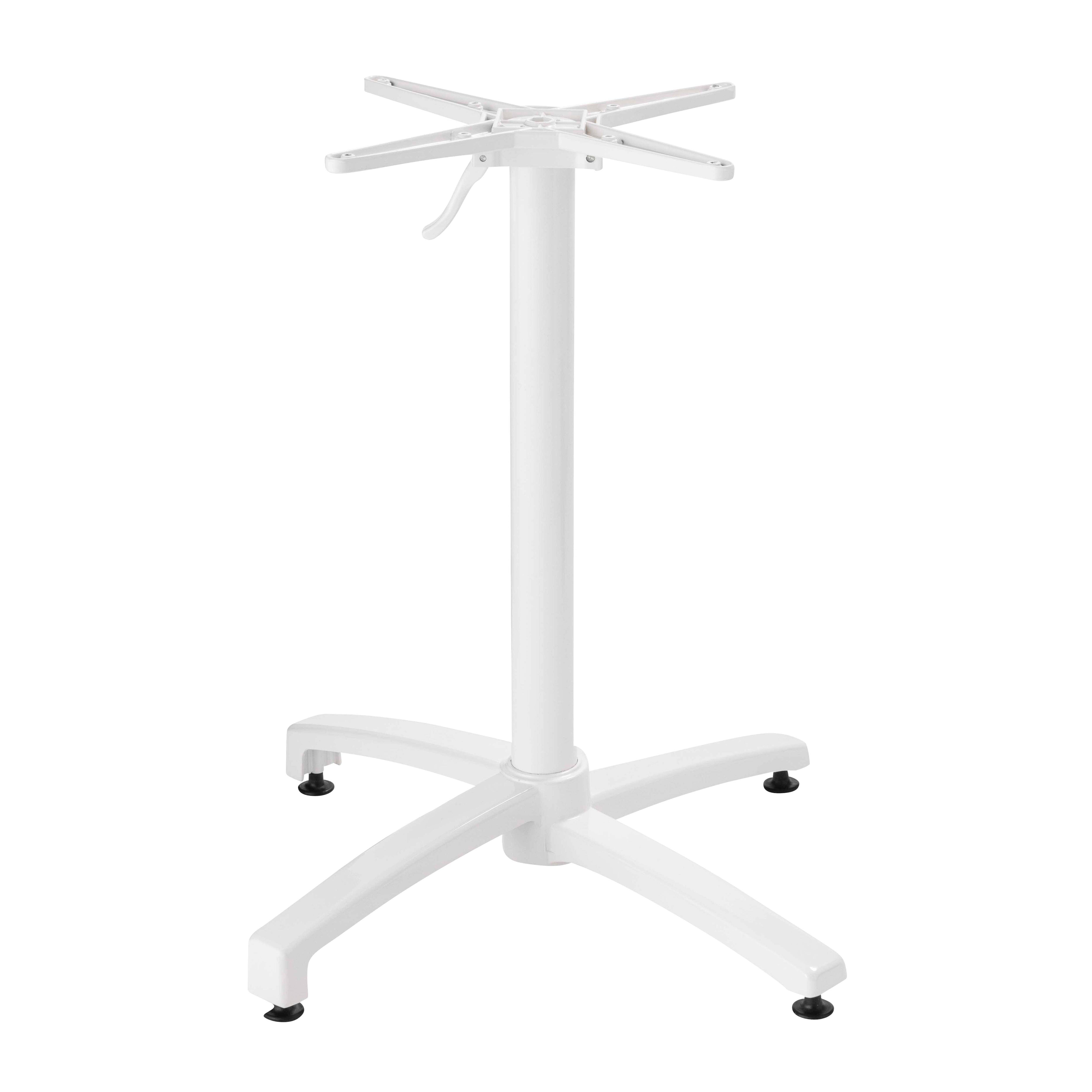 Oviala - Pied de table avec système inclinable en aluminium blanc Klipo Klipo - Oviala - Imagen 1