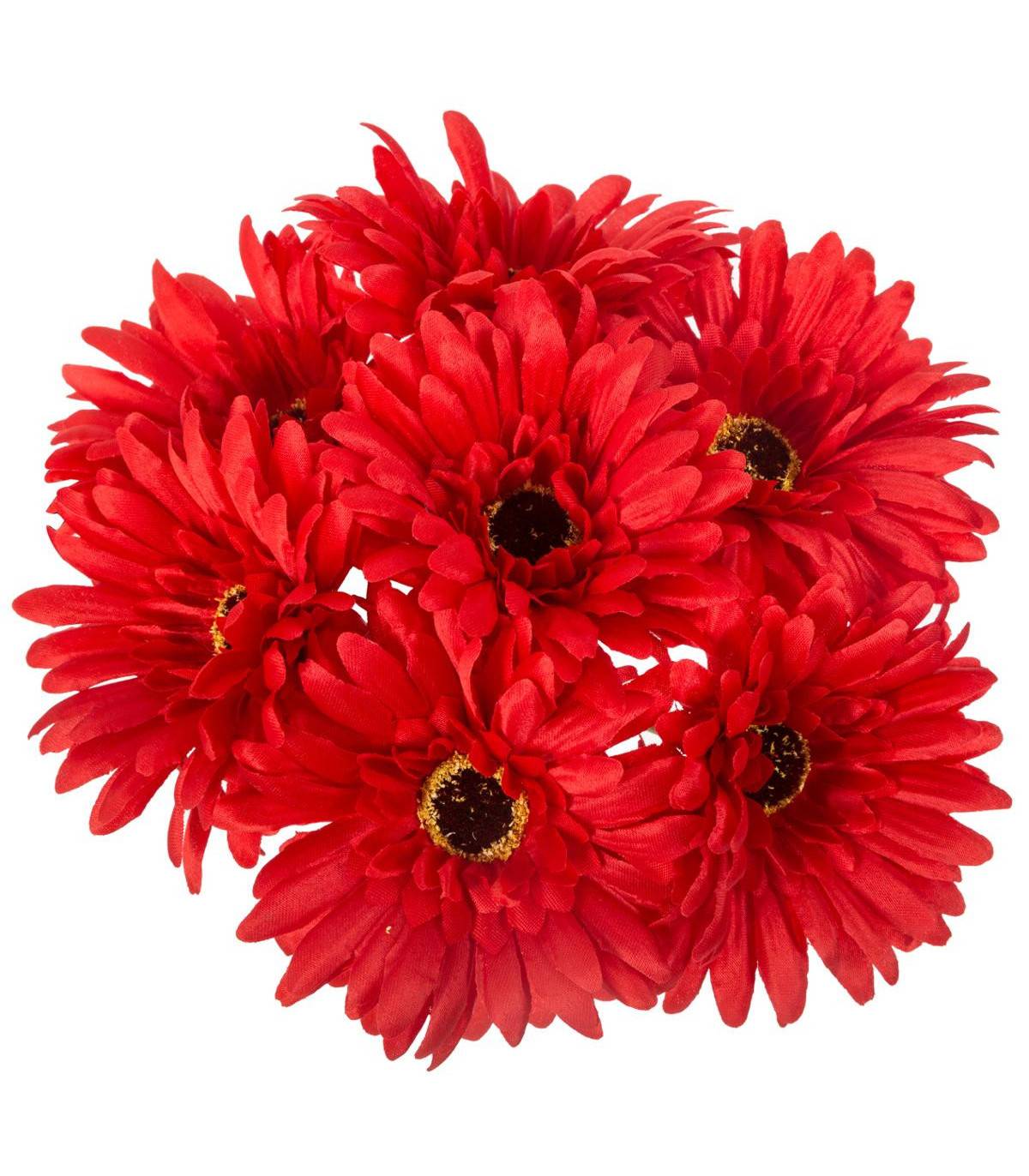 Bouquet de Fleurs artificielles 7 Gerberas D. 17 x H. 26 cm - Imagen 2