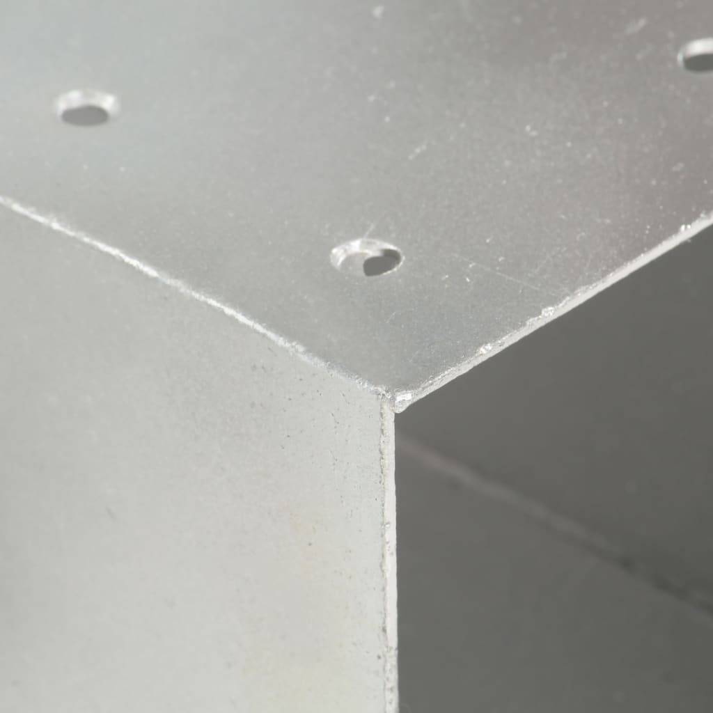 Connecteur de poteau métal galvanisé forme en X 101 x 101 mm, Poids :2.53kg - PANGIVO - Image 5