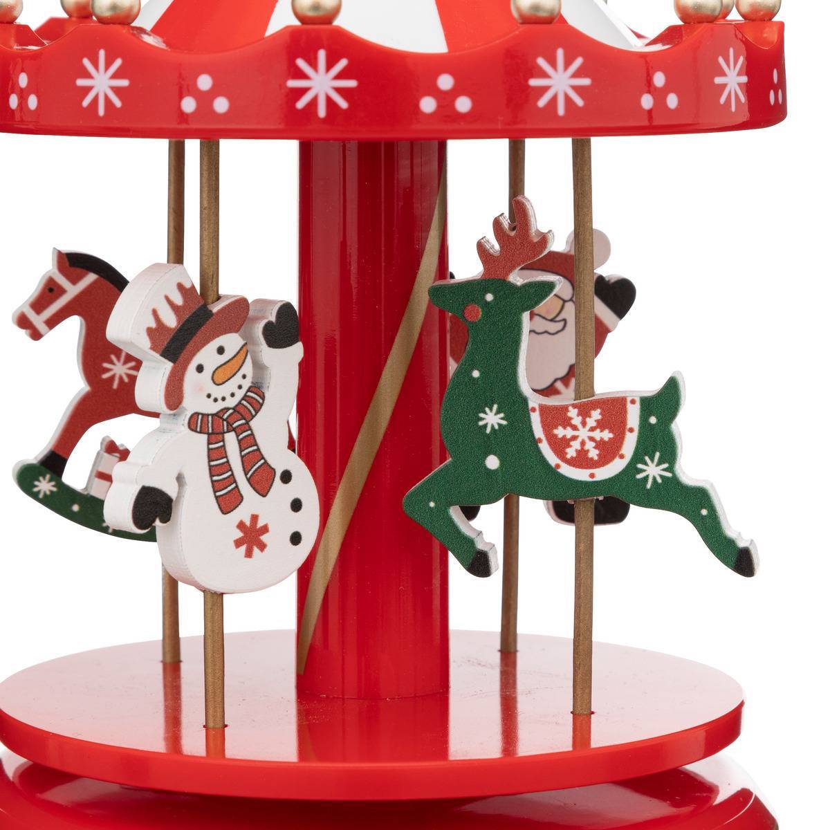 Atmosphera - Carrousel musical père noël et bonhomme de neige - Atmosphera Créateur d'intérieur - Imagen 2
