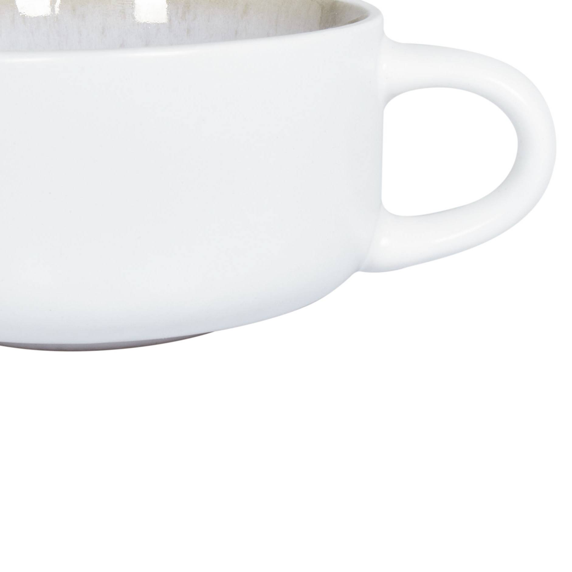 Beliani - Tasses et mugs Grès Blanc cassé SESAME - 15x15x2- Beliani - Image 9