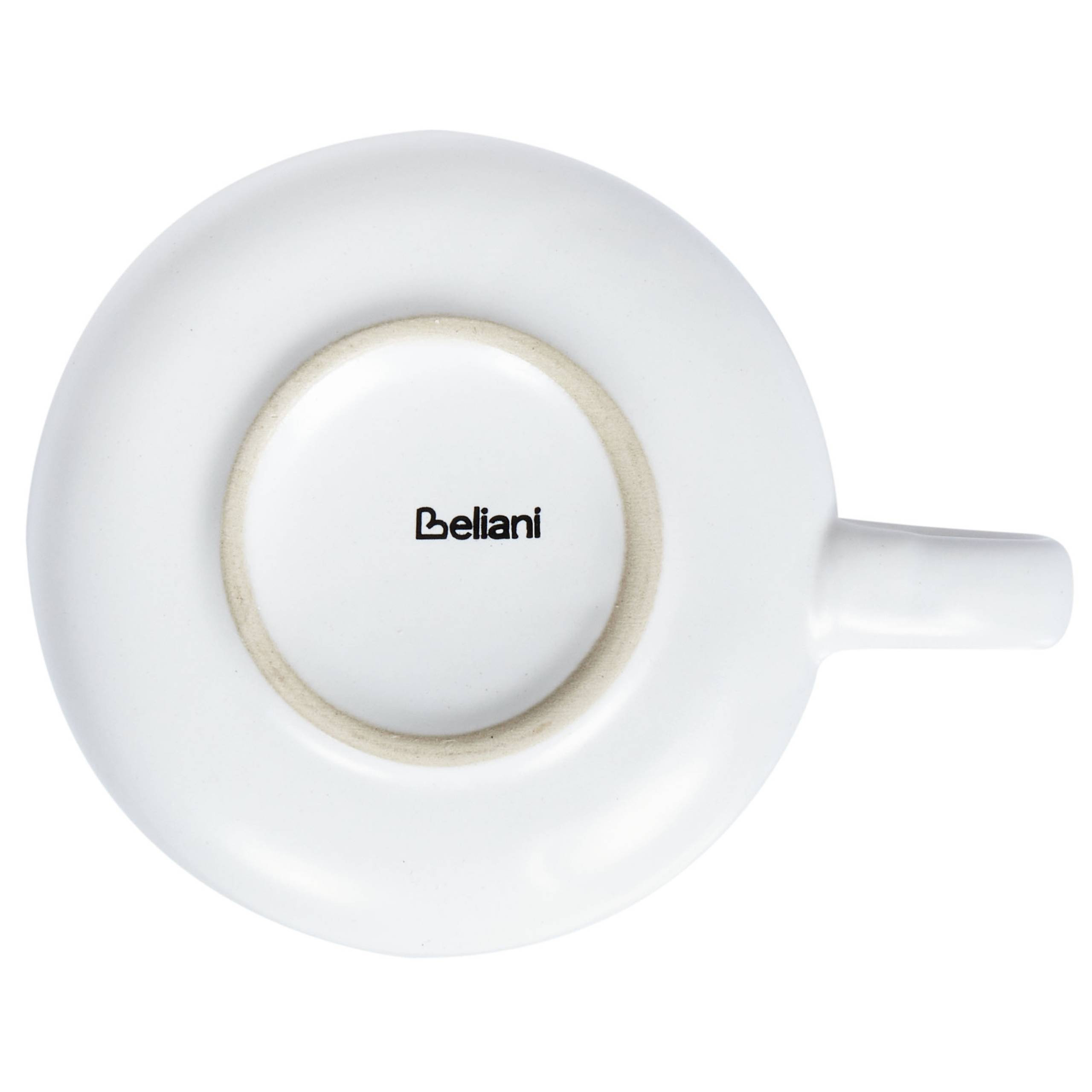 Beliani - Tasses et mugs Grès Blanc cassé SESAME - 15x15x2- Beliani - Image 7