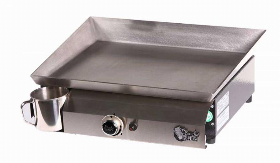 Plancha à gaz MIMA 1 feu - Plaque INOX et caisson EPOXY - MI3