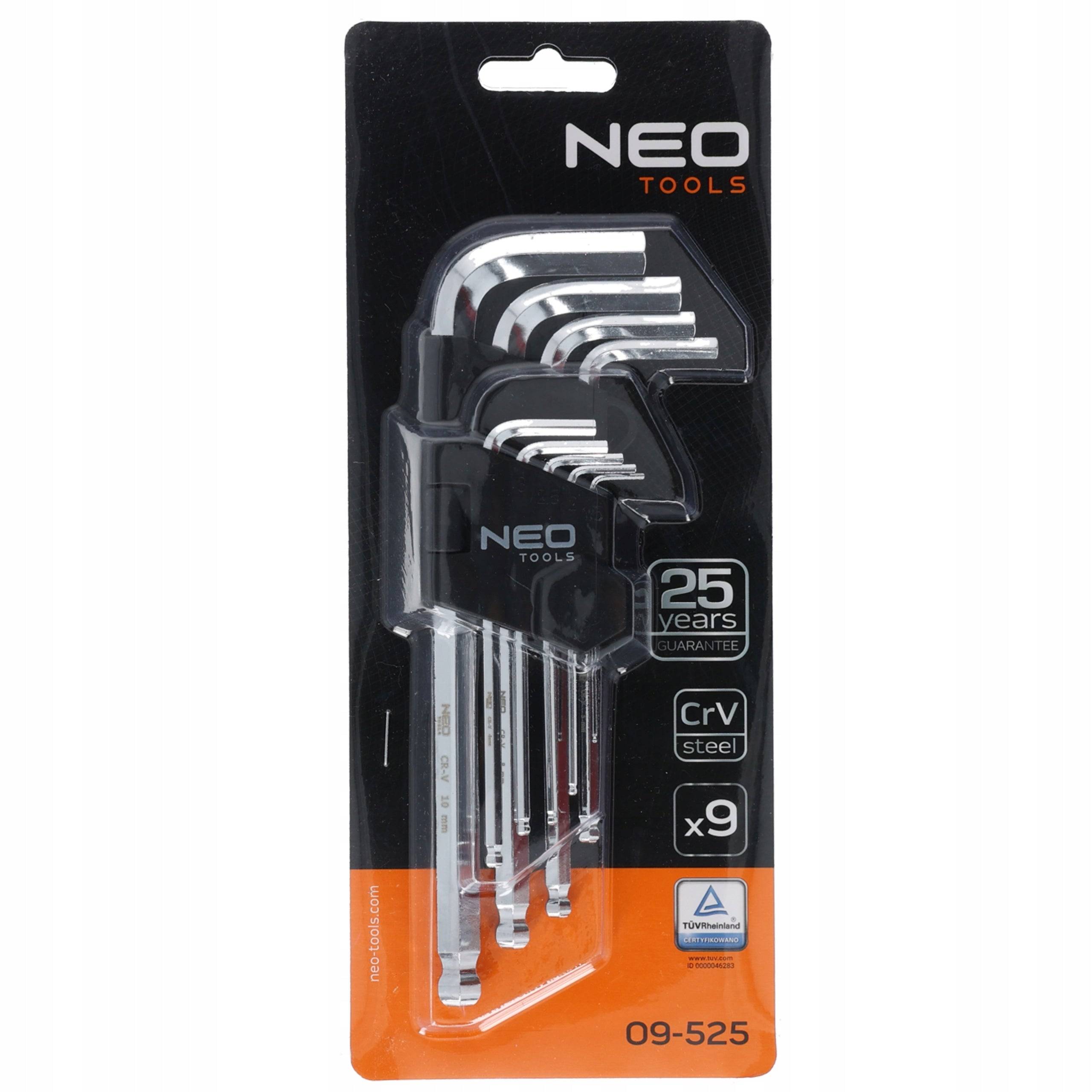 Neo Tools - Jeu de 9 clés allen NEO TOOLS 09-525 Neo tools - Imagen 4