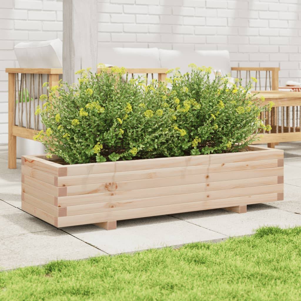 Maison Chic - Jardinière, Bac à fleurs, Pot de fleurs 110x40x26,5 cm bois de pin massif - Imagen 3