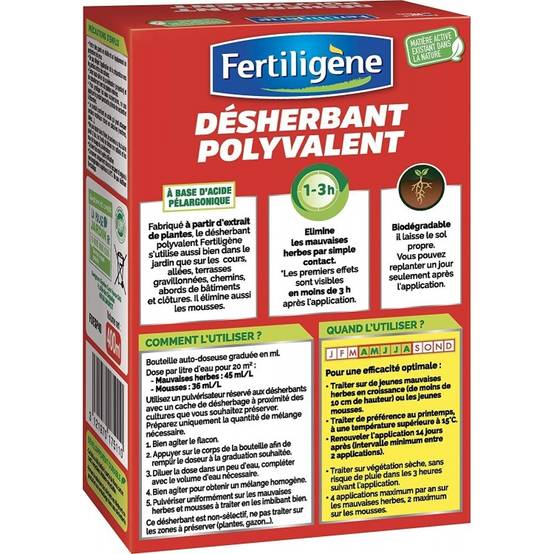 Fertiligène - Fertiligène - Désherbant Polyvalent - 400ml (FDESP40A) - Image 2