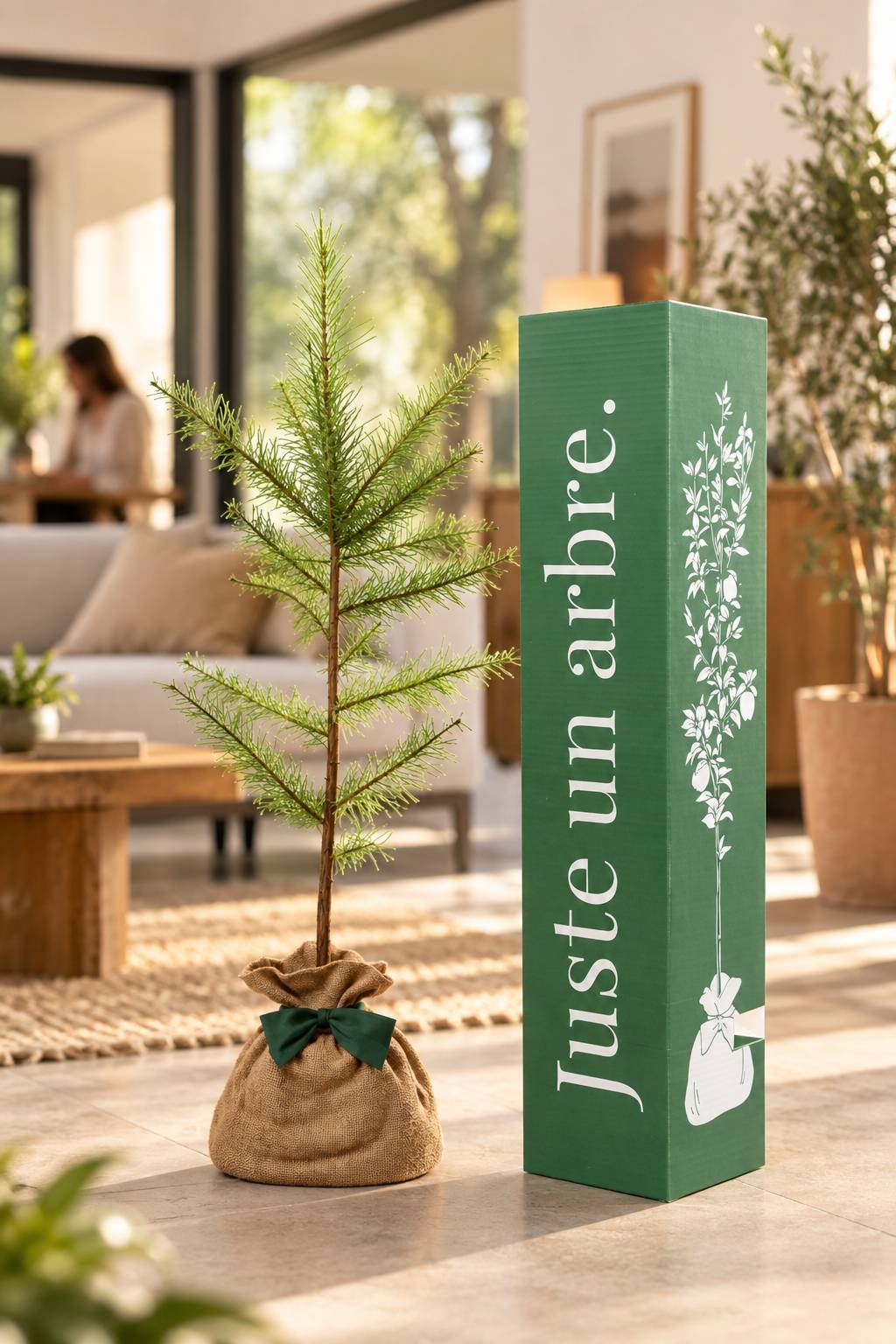 Juste Un Arbre - JUSTE UN ARBRE. – Mélèze d'Europe | Idée cadeau écologique pour naissance, mariage, anniversaire – Conifère résistant pour grands espaces. - Imagen 2