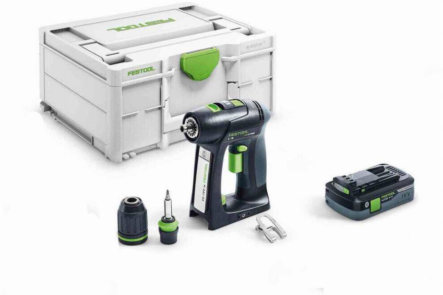 Festool - Perceuse-visseuse sans fil C 18 Basic 4.0 - Sans batterie, ni chargeur - FESTOOL - 577050 - Imagen 1