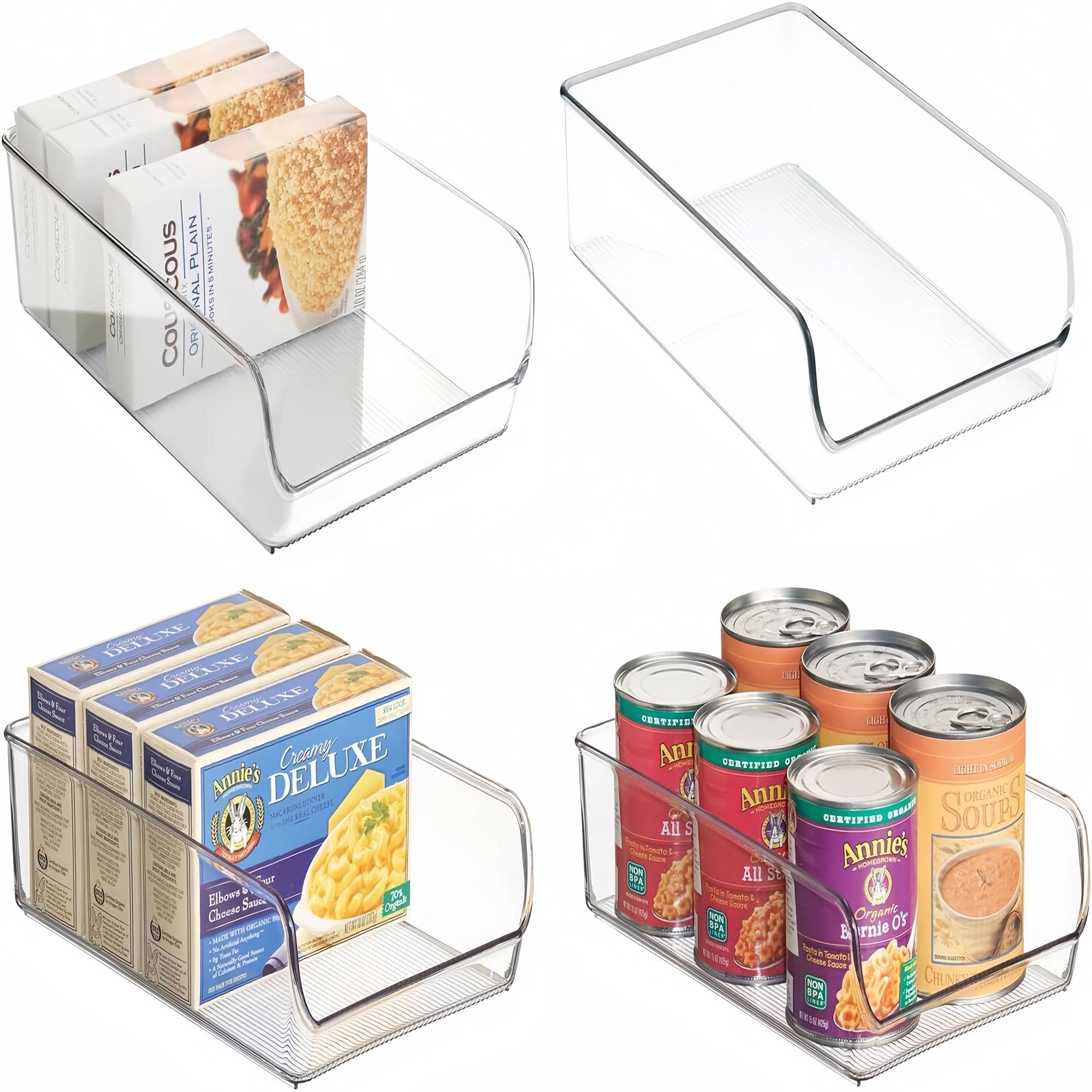 Rangement de cuisine : hygiénique, transparent, polyvalent, durable, adapté aux réfrigérateurs - Image 1