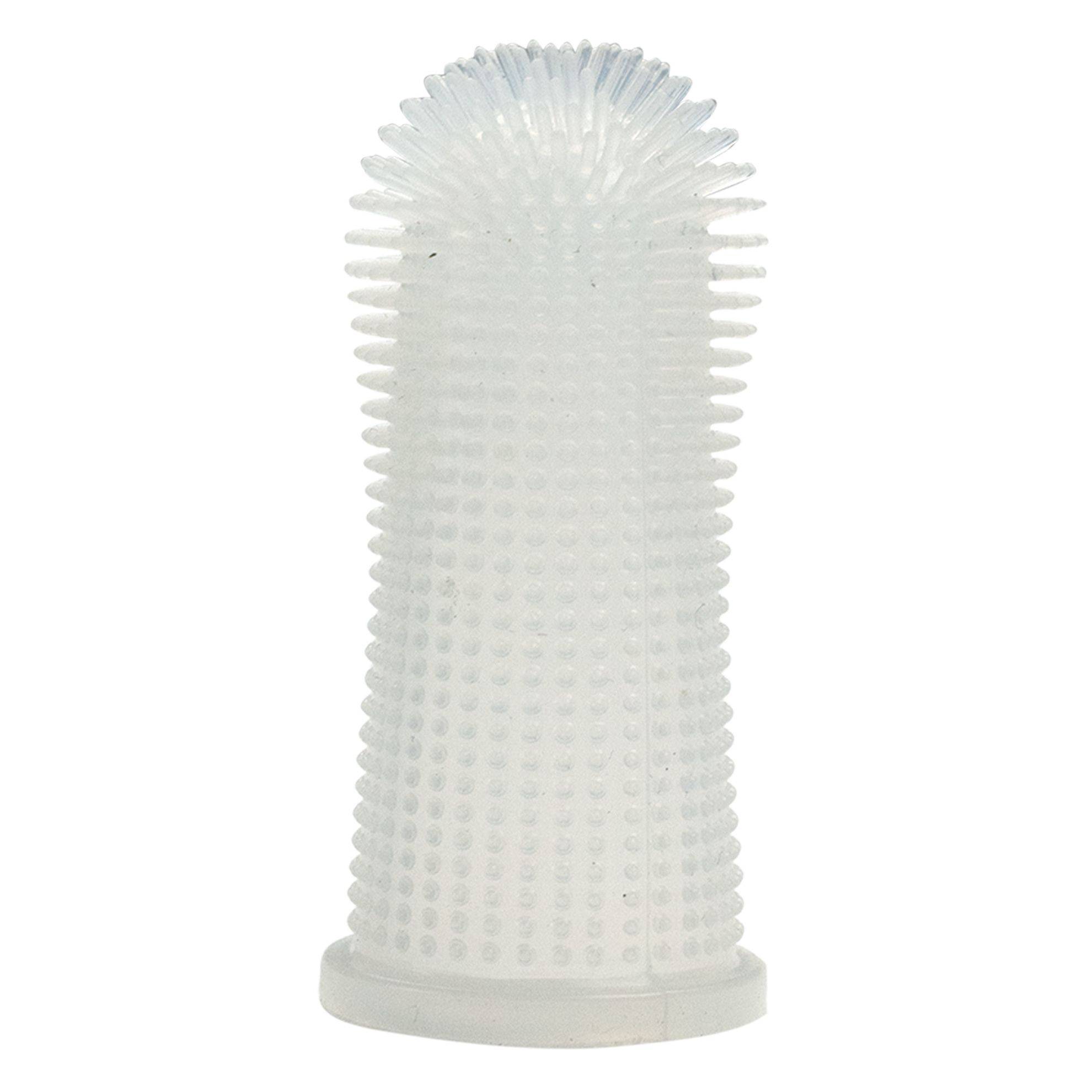 Brosse à dents doigtier picots en silicone IDEALDOG