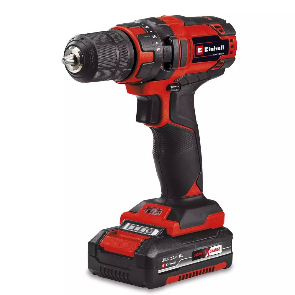 Einhell - Perceuse-visseuse TC-CD 18/35 Li (1x2,0 Ah) - 18V - 35Nm - 2 vitesses - mandrin 10mm Einhell - Image 1